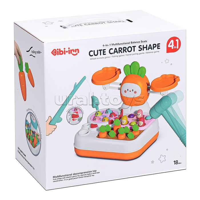 Игра развивающая "Cute carrot shape" в коробке