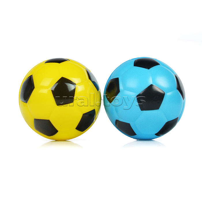 Футбольный мячик 6,3 см., 40 гр. (цвет микс)