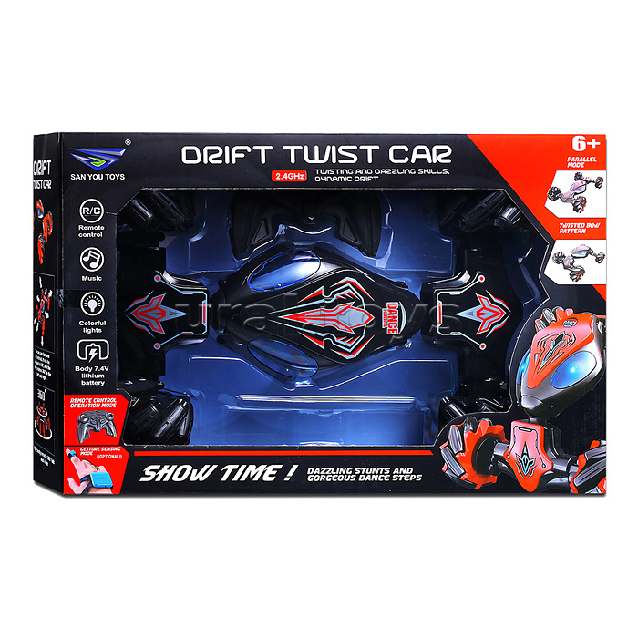 Машина "Дрифтующий  патруль" р/у, 27 MHz, в коробке