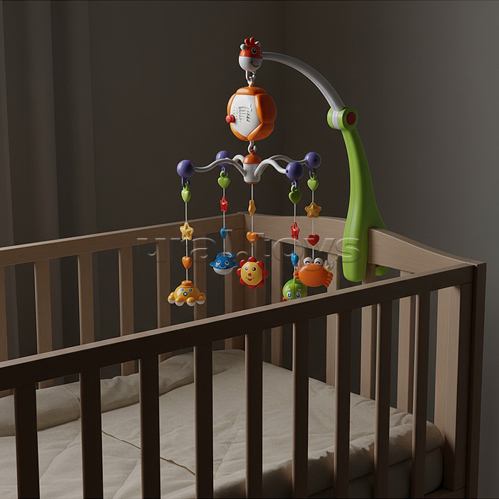 Мобиль музыкальный "Морские друзья" в коробке