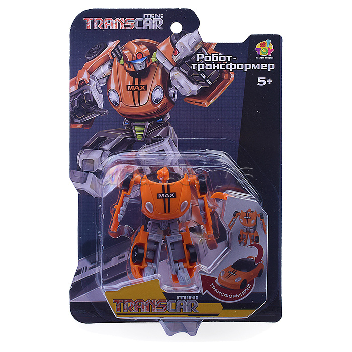 Transcar mini робот-трансформер, 8 см, блистер (в асс. 2 вида, синий и оранжевый) Transcar mini робот-трансформер, 8 см, блистер (в асс. 2 вида, синий и оранжевый)