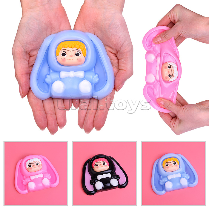 Игрушка-антистресс "Девочка-кролик"