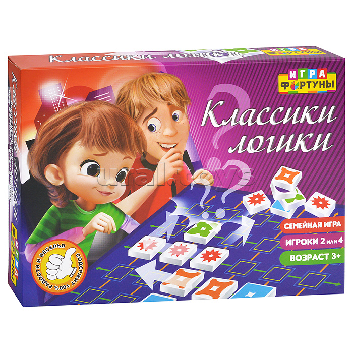 Настольная семейная игра "Классики логики"