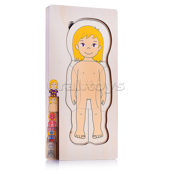 Пазл-вкладыш "Девочка"