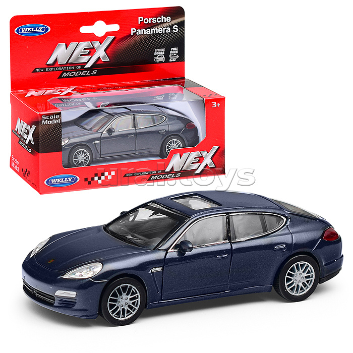 Машинка 1:38 Porsche Panamera S, пруж. мех., цвет в асс. Машинка 1:38 Porsche Panamera S, пруж. мех., цвет в асс.