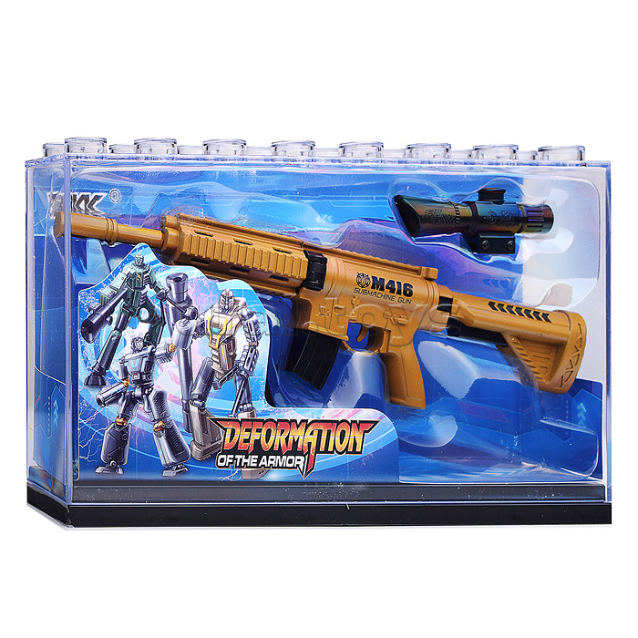Робот трансформирующийся в оружие, в коробке