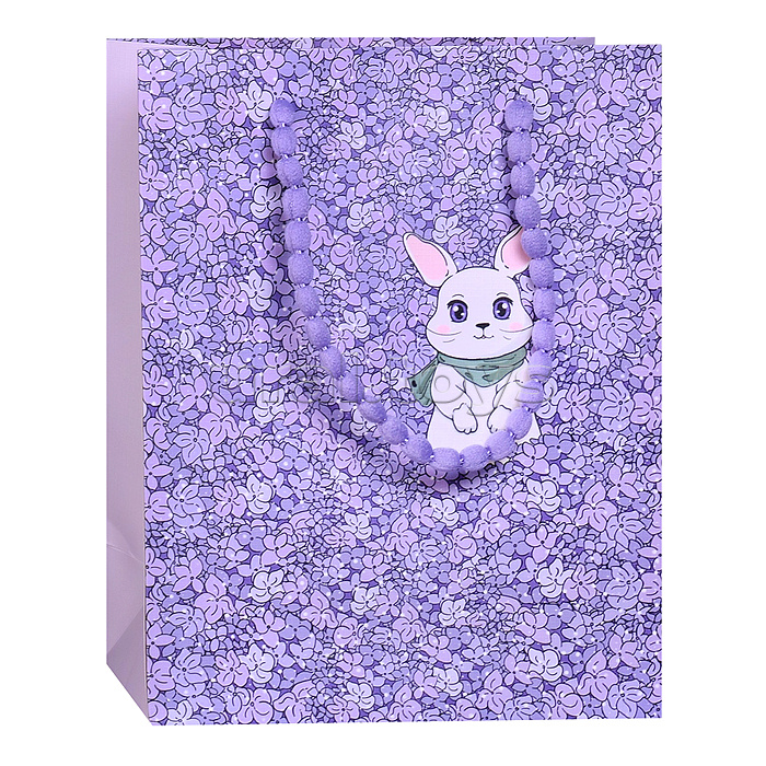 Пакет подарочный "Искренний подарок" 24,5*19,5*10см.