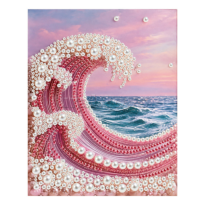 Мозаика алмазная "Море жемчуга" 23*30 см.