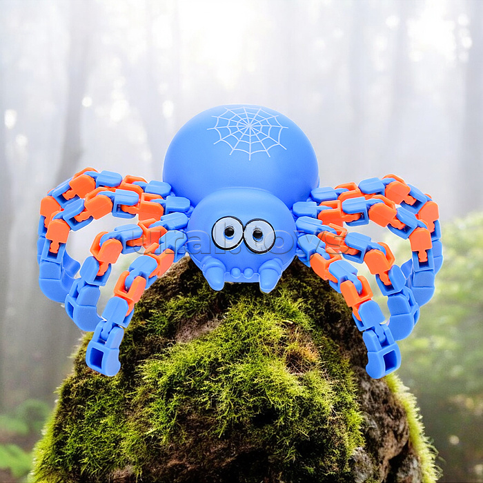 Игрушка -антистресс "Красочный паук"