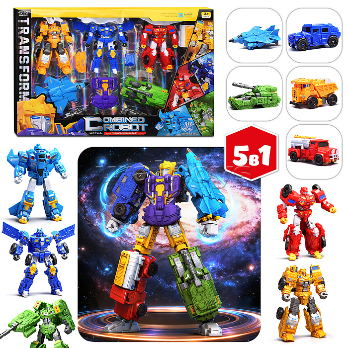 Робот "Джо" трансформирующийся, в коробке