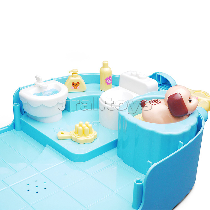 Игровой набор "Домик с животными" с аксессуарами, на батарейках, в коробке