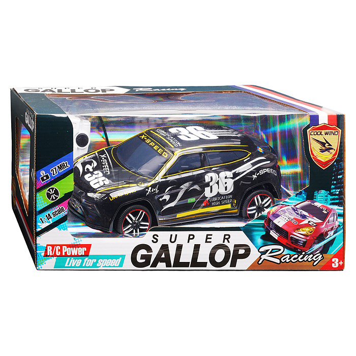 Машина "Супер гонщик" на р/у, 27 MHz, в коробке