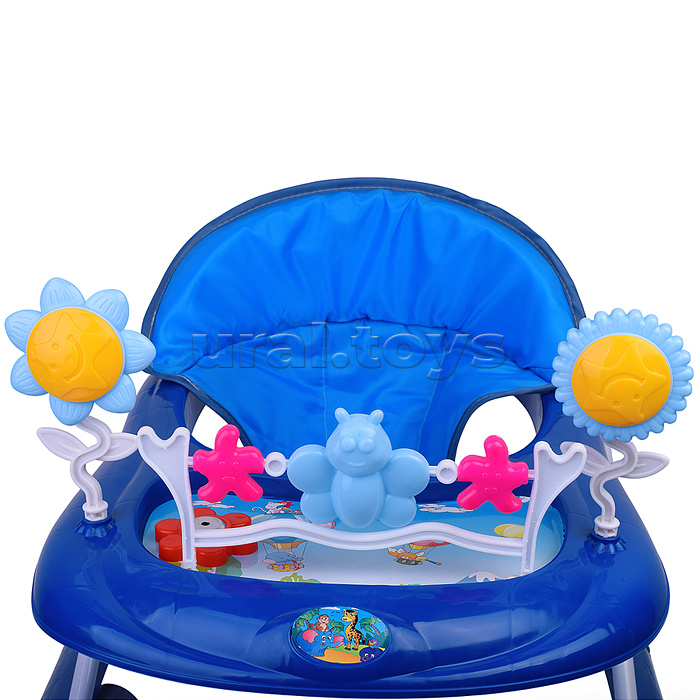 Ходунки "Веселые игрушки" (цвет синий)