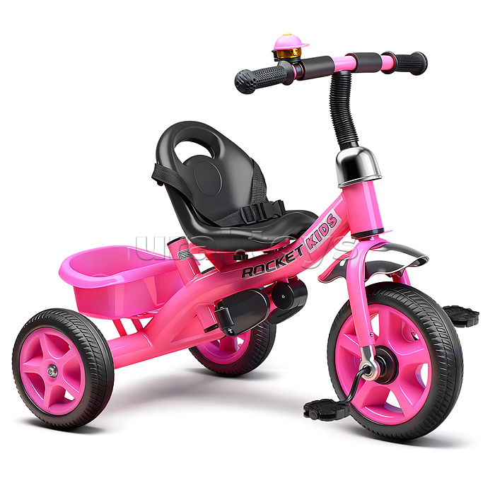 Велосипед 3-х колесный, розовый