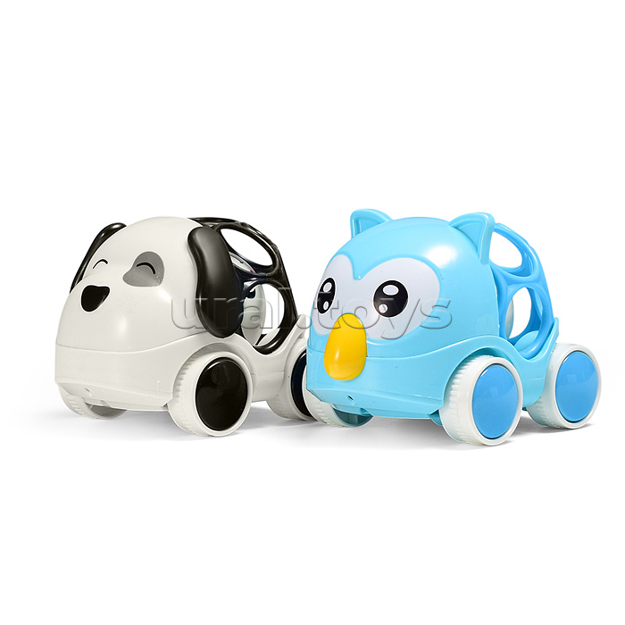 Погремушка "Собачка, сова" в коробке