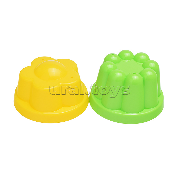 Набор №58: "Муравей", автомобиль-самосвал + совок №2, грабельки №2, 2 формочки