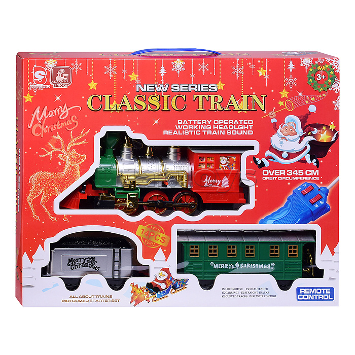 Железная дорога "Рождественское путешествие" р/у, 27 MHz, в коробке