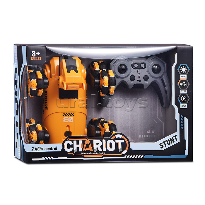 Машина "Монстр скорости" р/у, 27 MHz, с дымом, в коробке