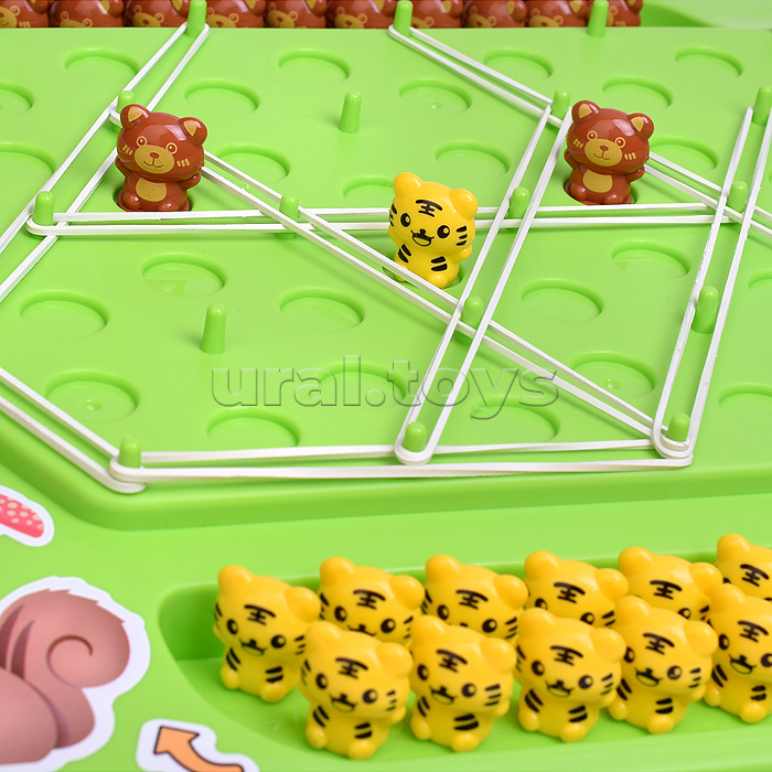 Игра настольная "Веселые животные" в коробке