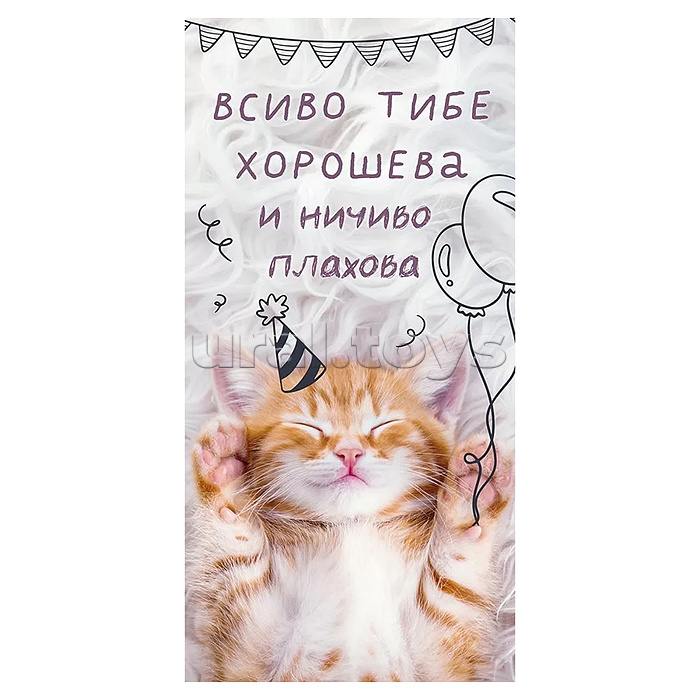 Конверт для денег "Всиво тебе хорошева и ничиво плахова"