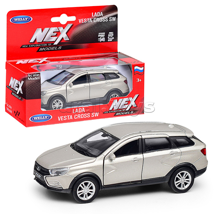 Машинка 1:38, в асс., набор 23RUS