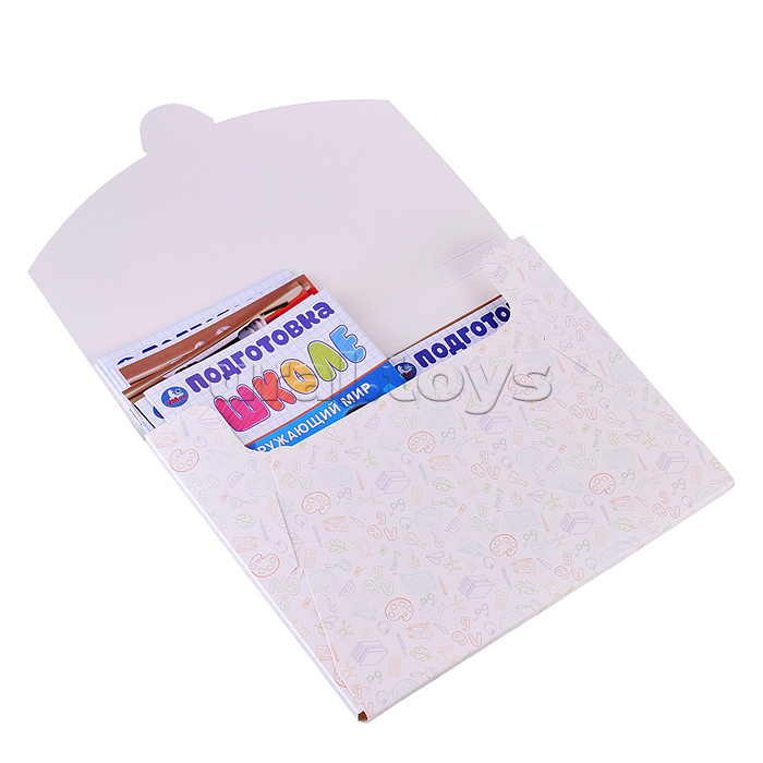 Обучающий набор в папке. Подготовка к школе. 12 брошюр.