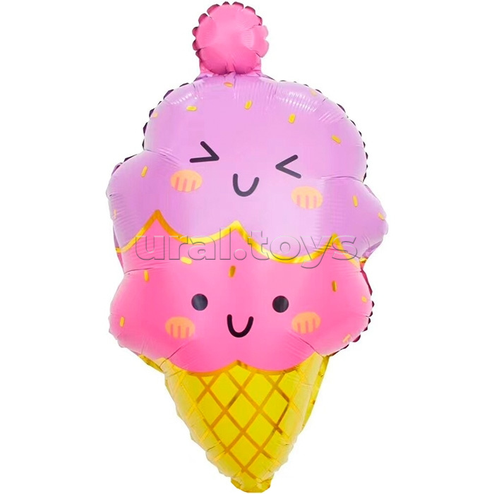 Шар (26''/66 см) Фигура, Сладкое мороженое, 1 шт. в уп.
