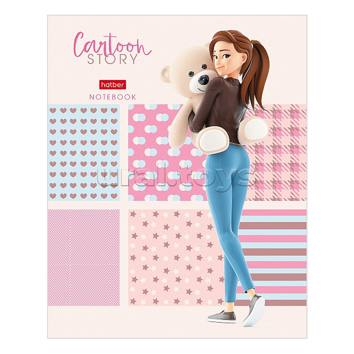 Тетрадь 48л. клетка "Теплые обьятия"