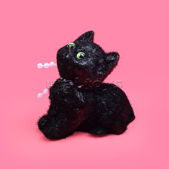 Игрушка-антистресс "Черная кошка"