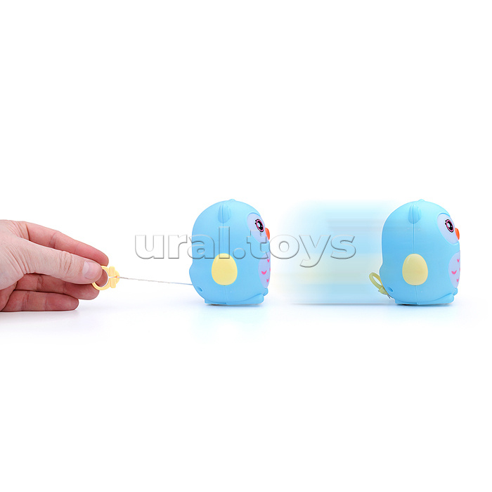 Заводная игрушка "Сова" с подсветкой, в коробке