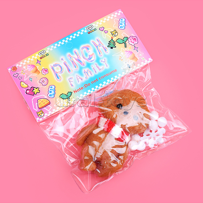 Игрушка-антистресс "Мишка с шарфом"