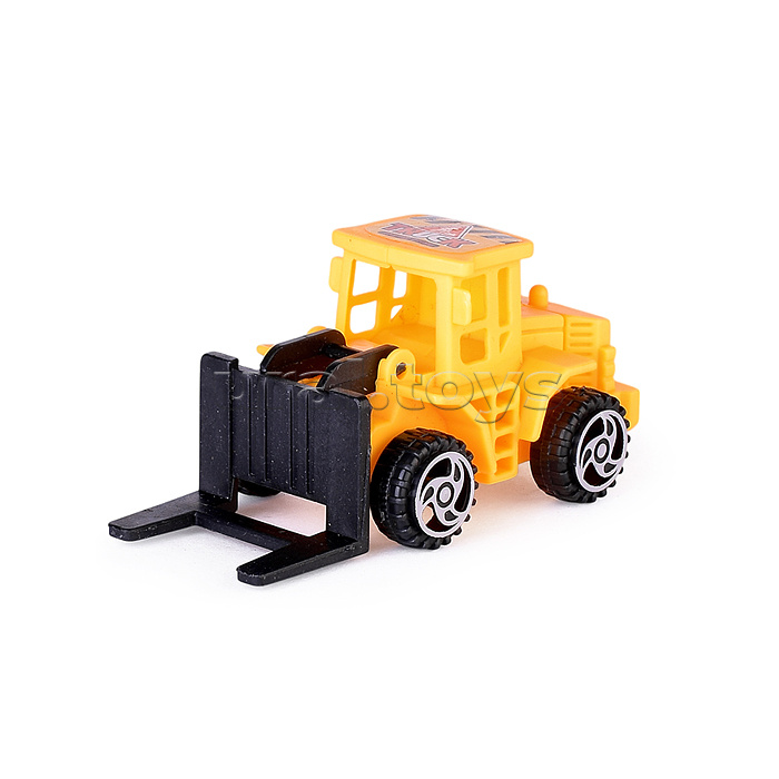 Автовоз со спецтехникой, под колпаком