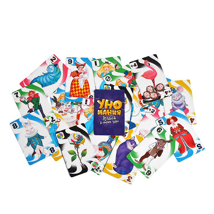 Игра карточная "Уномания. Алиса в стране чудес"