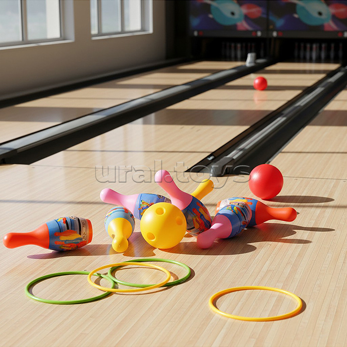 Игра Боулинг "Веселые броски" в коробке