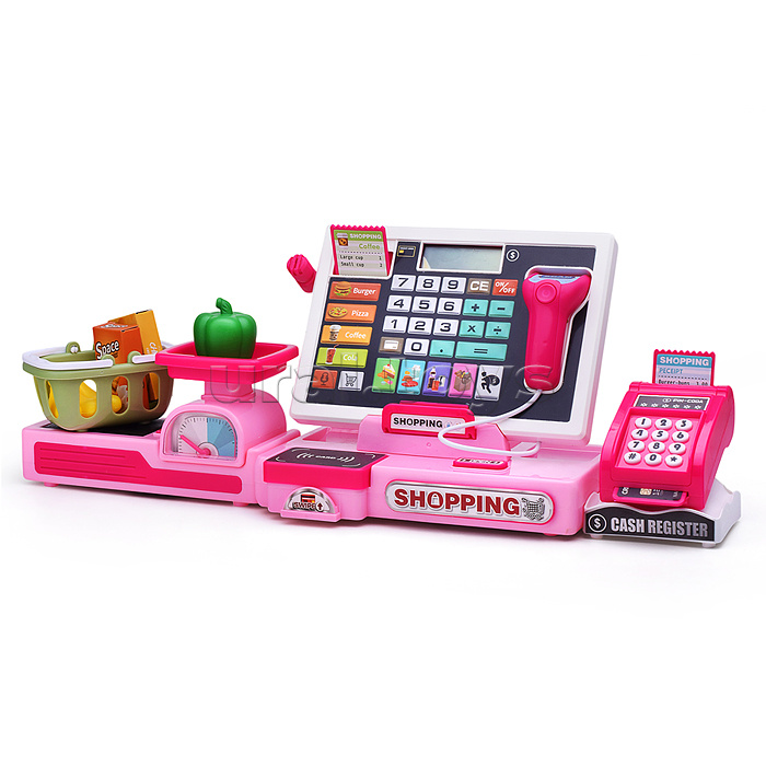 Игровой набор "Касса со сканером" с аксессуарами, в коробке