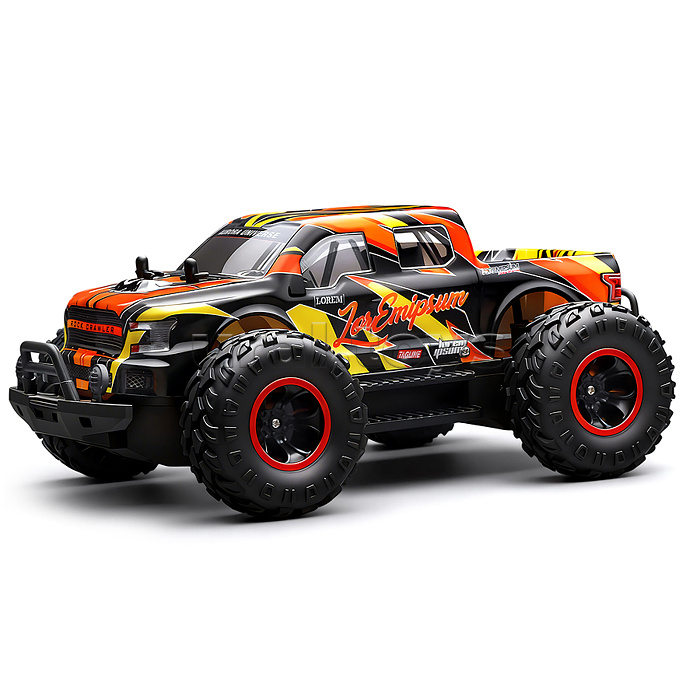 Машина "Горный" р/у, 27 MHz. (свет,звук) в коробке