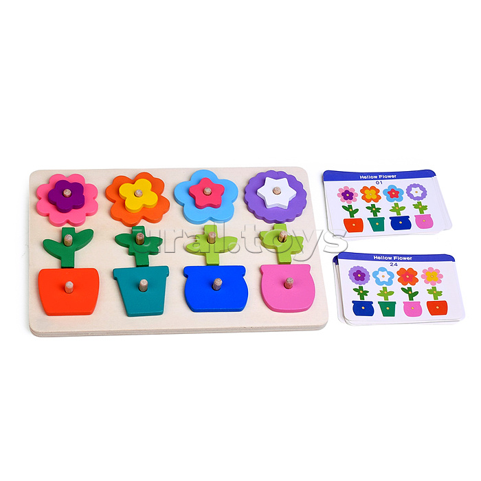 Игра развивающая "Цветочки"