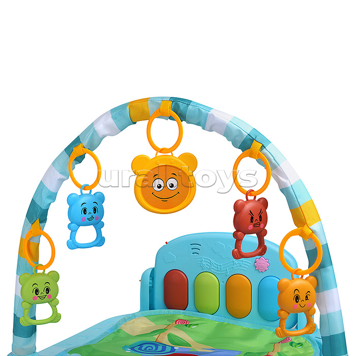 Коврик развивающий "Весёлый зайчик" в коробке