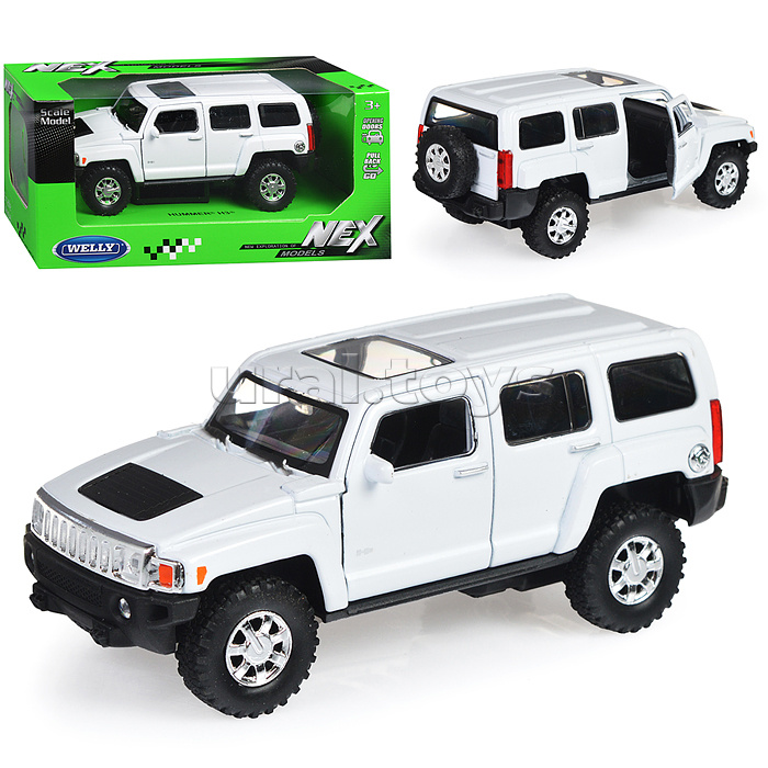 Машинка 1:36 Hummer H3, пруж. мех., цв. в асс.