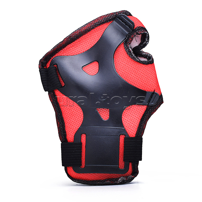 Ролики детские, размер M, красные (со шлемом и защитным снаряжением)