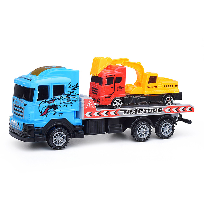 Автовоз "Автоконтинент" с грузовиком, в пакете