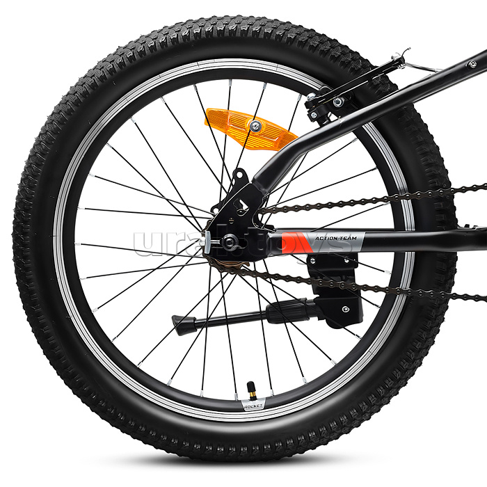 Велосипед 20" Rocket Crux, цвет черный, размер 11"