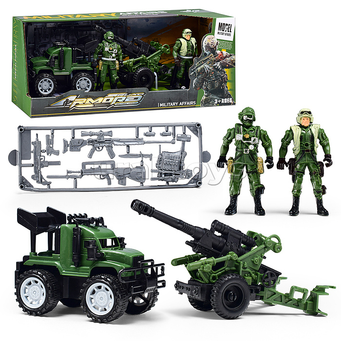 Набор военного "Армия защиты-3" в коробке