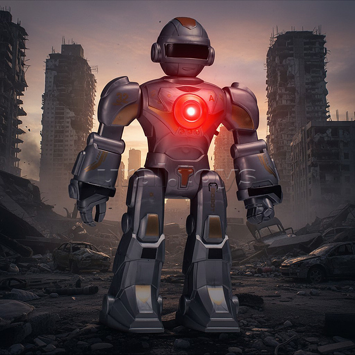 Робот "Роберто" (свет, звук) в коробке