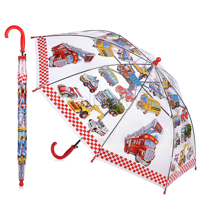 Зонт детский "Транспорт" 50 см