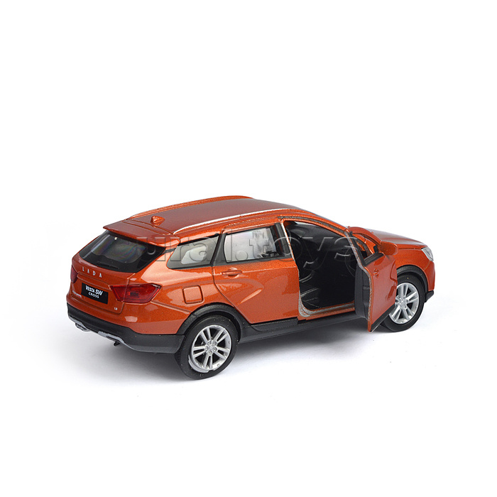 Машинка 1:38 LADA Vesta SW Cross, пруж. мех., цвет в асс. Машинка 1:38 LADA Vesta SW Cross, пруж. мех., цвет в асс.