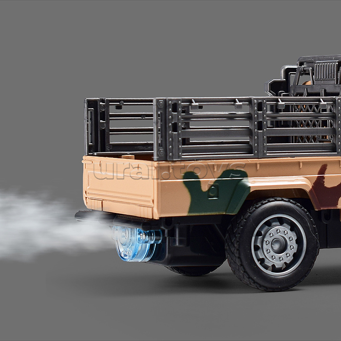 Машина "Пикап-камуфляж" р/у, с дымом, 27 MHz, в коробке