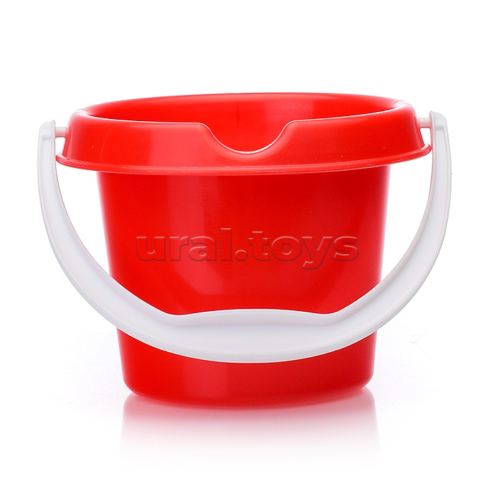 Песочный набор "Пляжный" ( 3 формочки, совок, грабли, ведро)