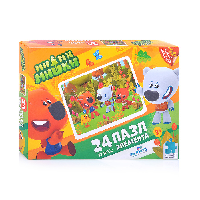 Пазл 24 "МиМиМишки "Богатый улов"+ наклейки.