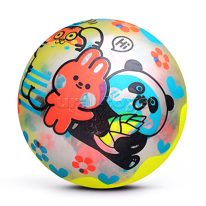 Мяч надувной детский PVC "Пляшущий мячик" 22см